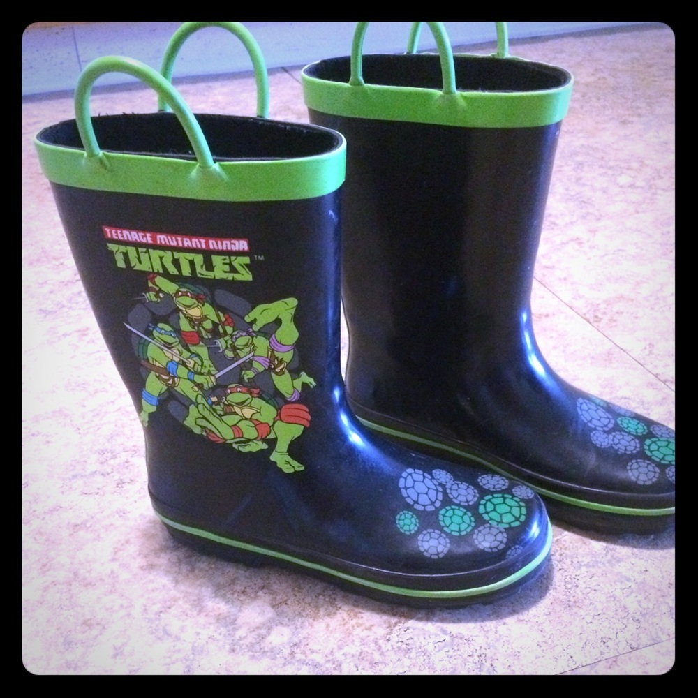 TMNT rain boots